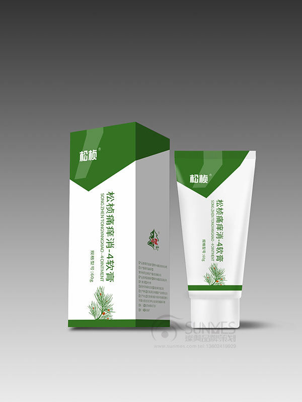 松楨痛癢消4軟膏包裝設(shè)計