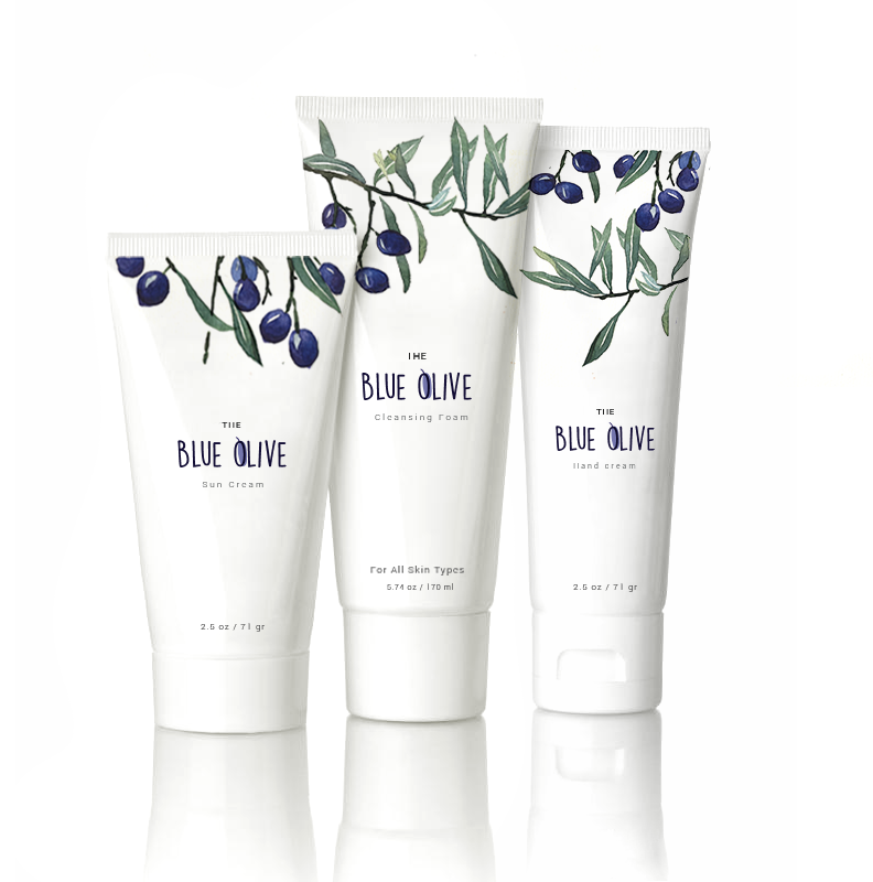 olive's_ packaging05 The blue olive's 護(hù)膚品包裝設(shè)計02