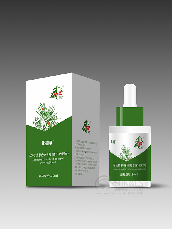 松楨植物肽修復(fù)敷料包裝設(shè)計